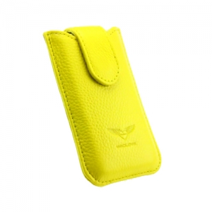 Чехол MacLove Genuine Leather Case Baron Yellow for iPhone 4/4S (ML25565)